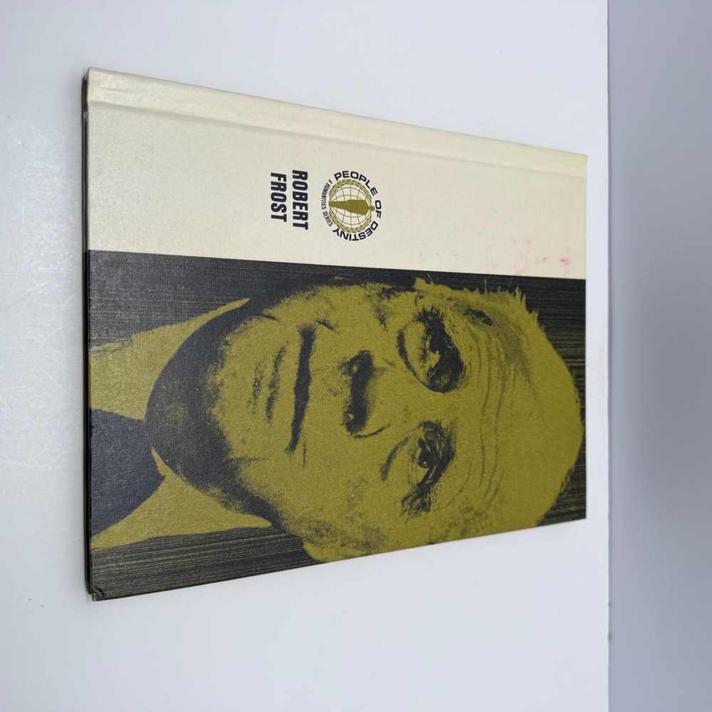 Robert Frost People of Destiny Vol 9 Hardcover Book 1968 Vintage Biography